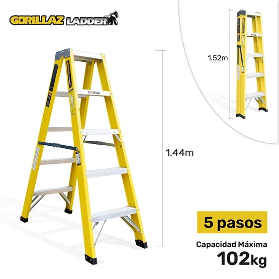 fibra escalera tijera doble 1